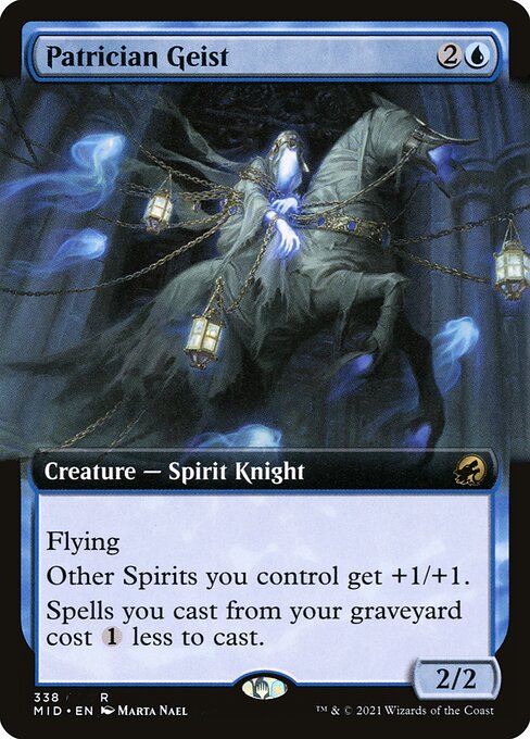 Patrician Geist (Extended Art) - Innistrad: Midnight Hunt