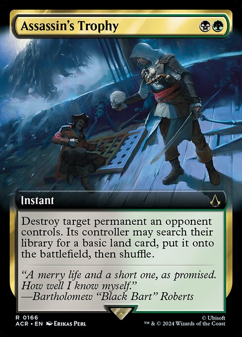 Assassin's Trophy (Extended Art) (Foil) - Universes Beyond: Assassin's Creed