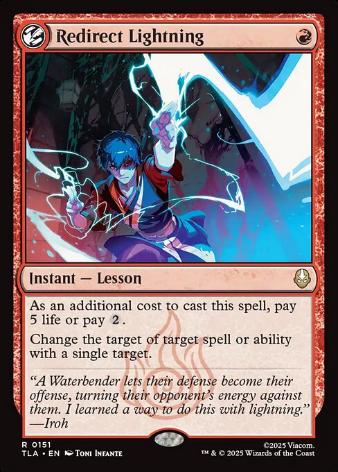 Redirect Lightning (Foil) - Avatar: The Last Airbender