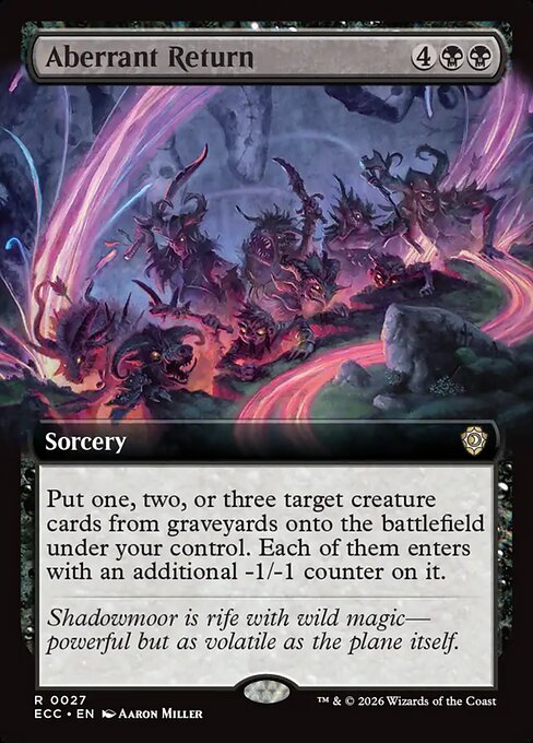 Aberrant Return (Extended Art) - Commander: Lorwyn Eclipsed