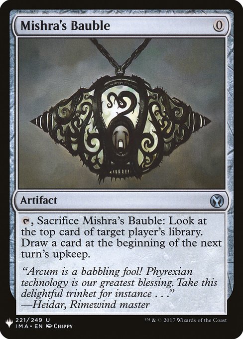 Mishra's Bauble - The List Reprints