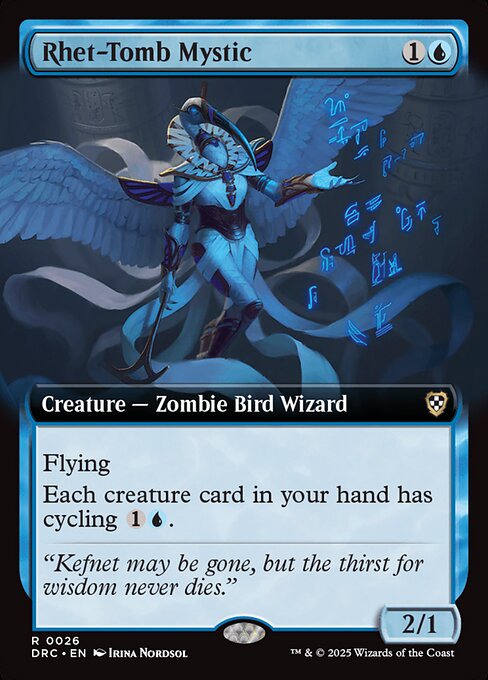 Rhet-Tomb Mystic (Extended Art) - Commander: Aetherdrift