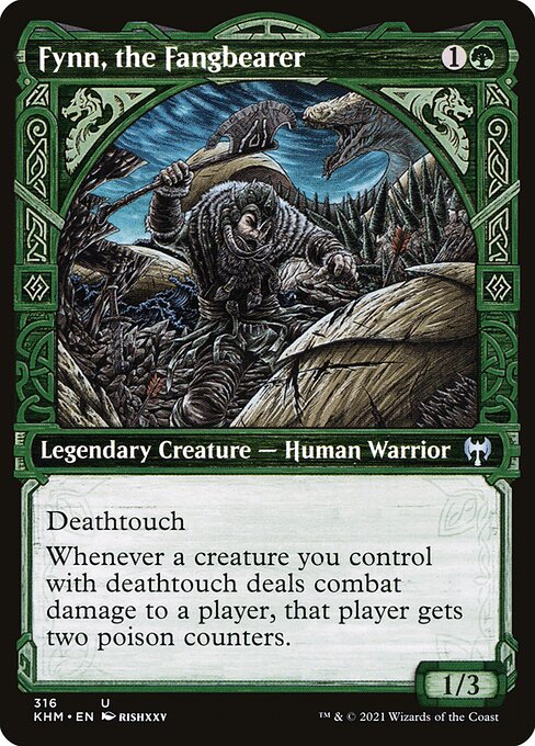 Fynn, the Fangbearer (Showcase) (Foil) - Kaldheim
