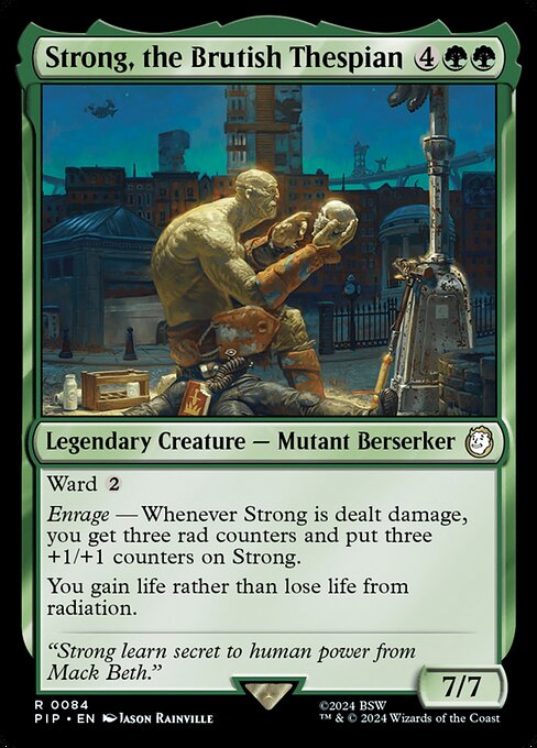 Strong, the Brutish Thespian (Foil) - Universes Beyond: Fallout