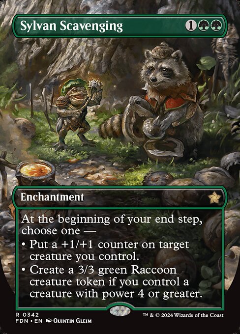 Sylvan Scavenging (Borderless) - Foundations