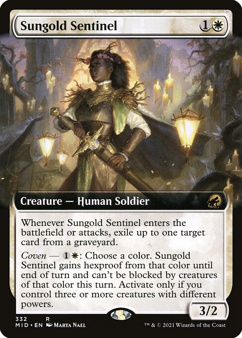 Sungold Sentinel (Extended Art) - Innistrad: Midnight Hunt