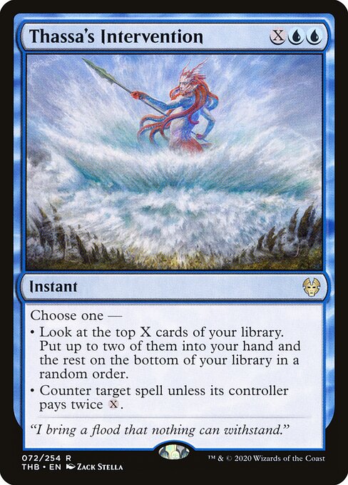 Thassa's Intervention (Foil) - Theros Beyond Death