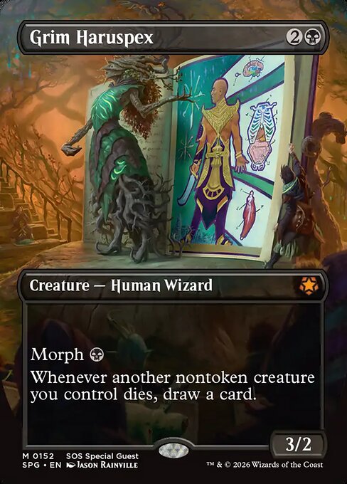 Grim Haruspex (Borderless) (Foil) - Special Guests