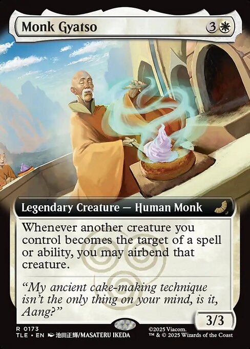 Monk Gyatso (Extended Art) (Foil) - Avatar: The Last Airbender: Eternal-Legal