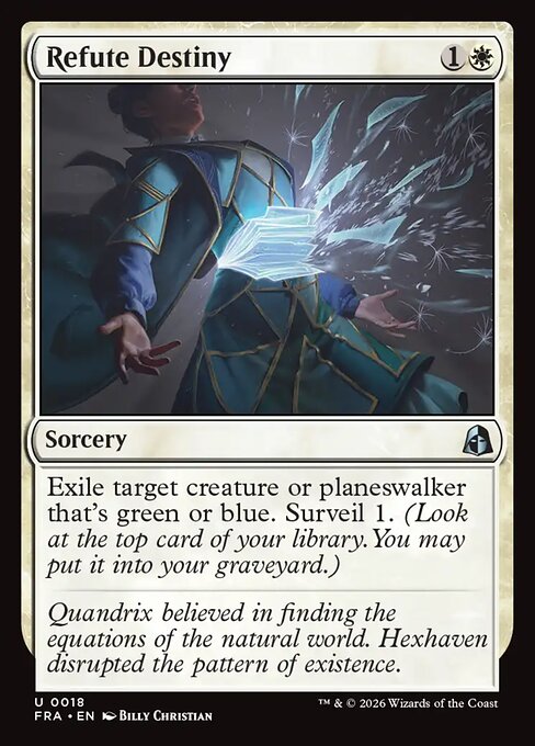 Refute Destiny (Foil) - Reality Fracture