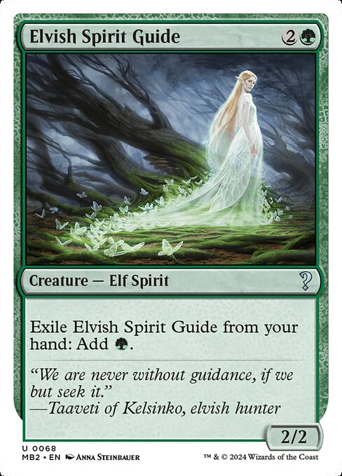 Elvish Spirit Guide (White Border) - Mystery Booster 2