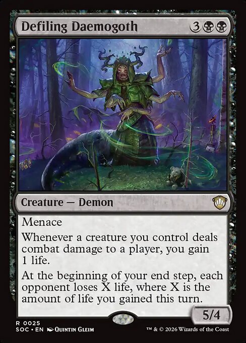 Defiling Daemogoth - Commander: Secrets of Strixhaven
