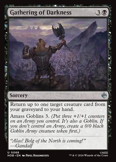 Gathering of Darkness (Foil) - The Hobbit