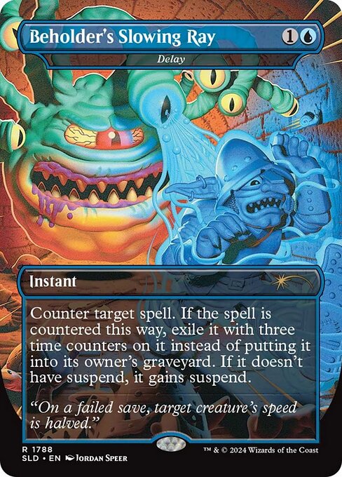 Beholder's Slowing Ray - Delay - Secret Lair Drop Series