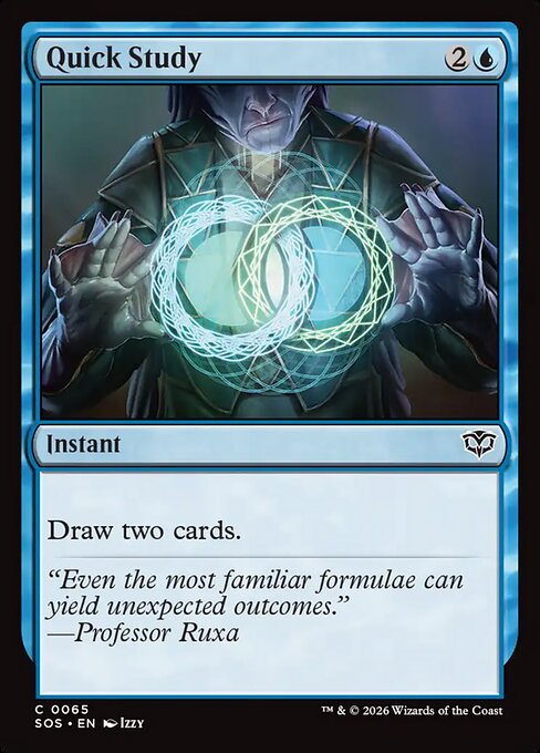 Quick Study (Foil) - Secrets of Strixhaven