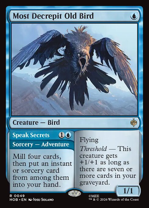 Most Decrepit Old Bird - The Hobbit