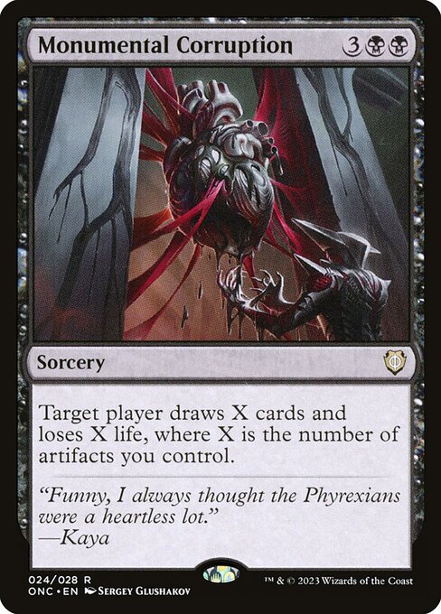 Monumental Corruption - Commander: Phyrexia: All Will Be One