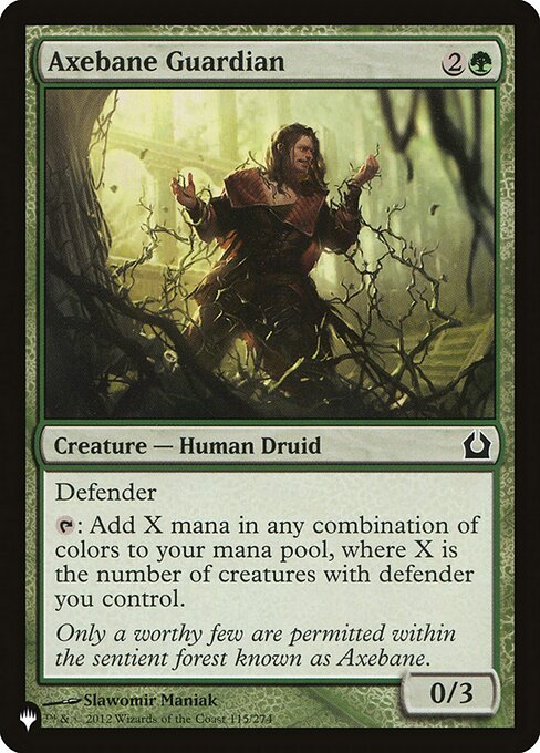 Axebane Guardian - The List Reprints