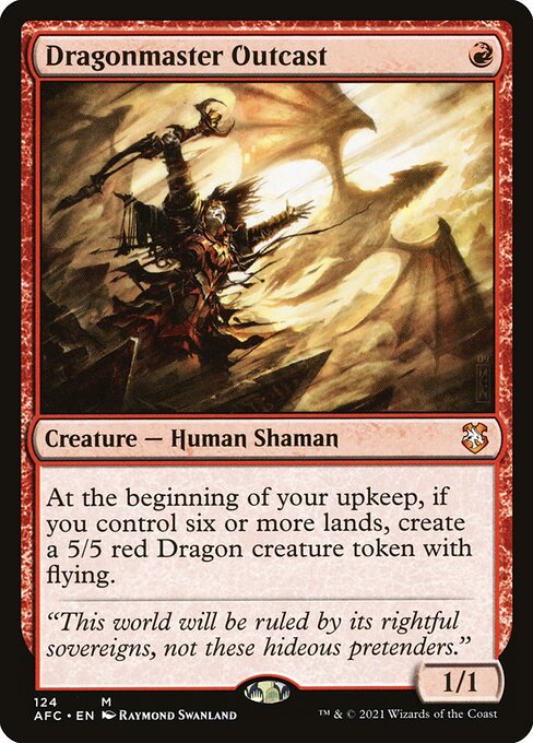 Dragonmaster Outcast - Commander: Adventures in the Forgotten Realms