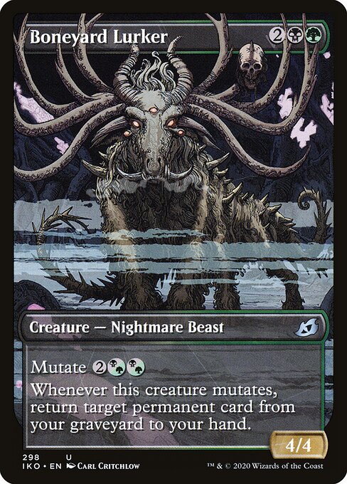 Boneyard Lurker (Showcase) (Foil) - Ikoria: Lair of Behemoths
