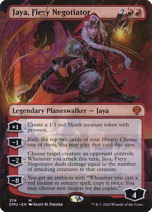 Jaya, Fiery Negotiator (Borderless) - Dominaria United