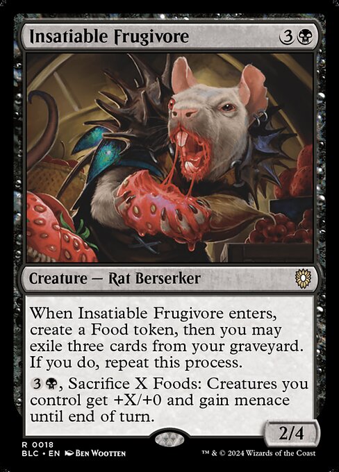 Insatiable Frugivore - Commander: Bloomburrow