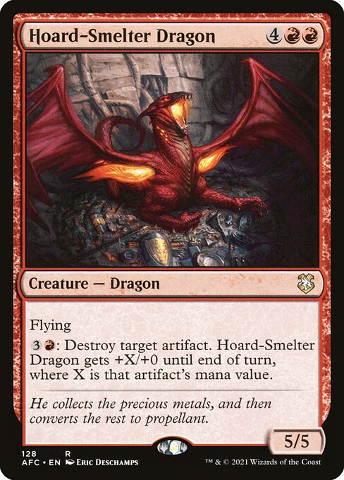 Hoard-Smelter Dragon - Commander: Adventures in the Forgotten Realms