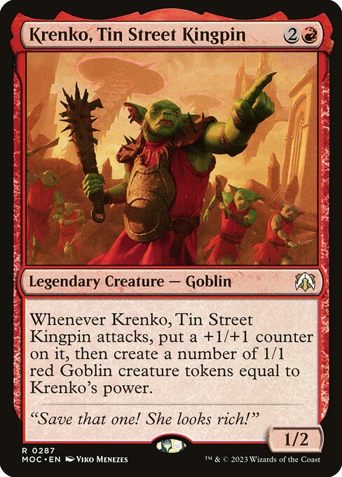 Krenko, Tin Street Kingpin - Commander: March of the Machine