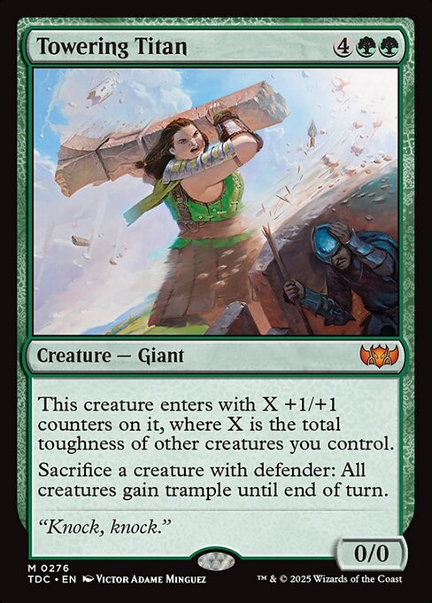 Towering Titan - Commander: Tarkir: Dragonstorm