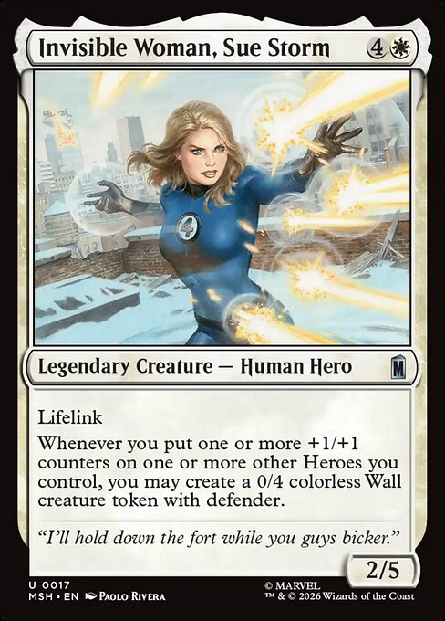 Invisible Woman, Sue Storm - Marvel Super Heroes