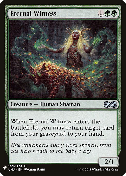 Eternal Witness (UMA) - The List Reprints