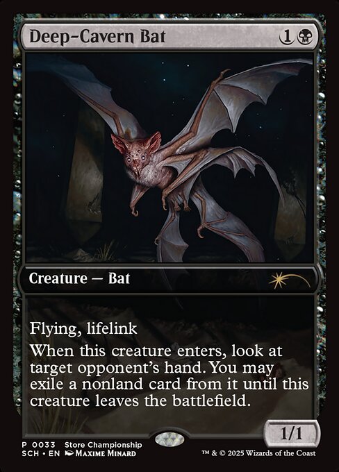 Deep-Cavern Bat - Game Day & Store Championship Promos