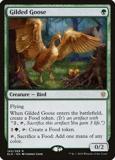 Gilded Goose (Foil) - Throne of Eldraine
