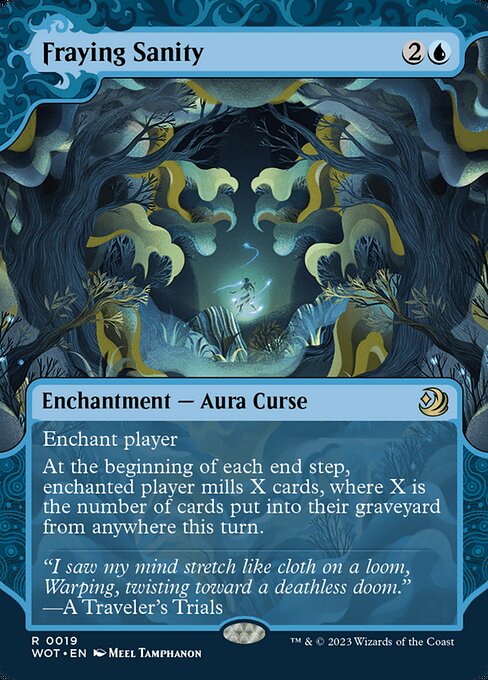 Fraying Sanity (Foil) - Wilds of Eldraine: Enchanting Tales
