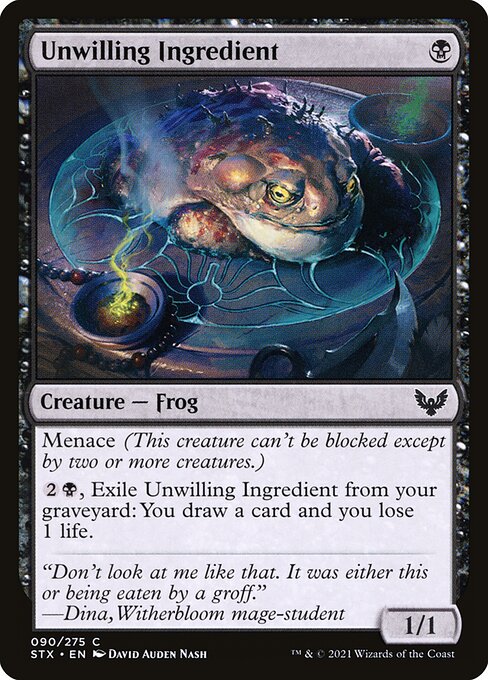 Unwilling Ingredient - Strixhaven: School of Mages