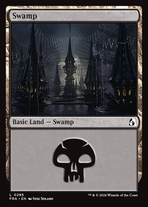Swamp (0285) (Foil) - Reality Fracture