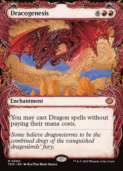 Dracogenesis (0300) (Showcase) (Foil) - Tarkir: Dragonstorm