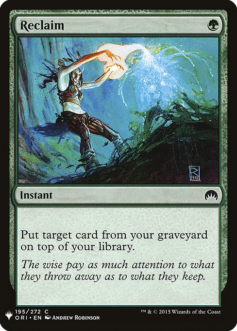 Reclaim - The List Reprints