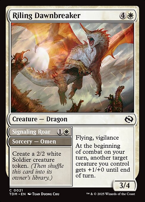 Riling Dawnbreaker (Foil) - Tarkir: Dragonstorm