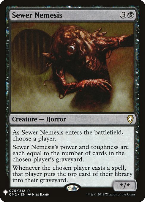 Sewer Nemesis - The List Reprints