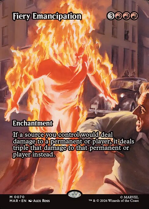 Fiery Emancipation (Borderless) - Marvel Universe Eternal-Legal