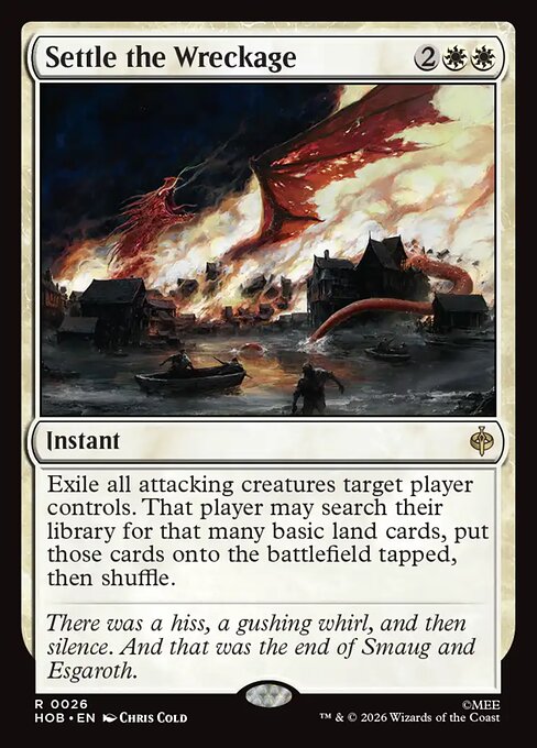 Settle the Wreckage (Foil) - The Hobbit