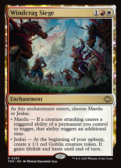 Windcrag Siege (Foil) - Tarkir: Dragonstorm