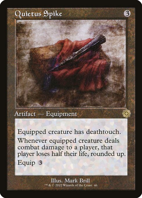 Quietus Spike (Foil) - The Brothers' War: Retro Frame Artifacts