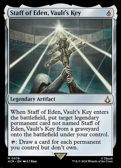 Staff of Eden, Vault's Key (Foil) - Universes Beyond: Assassin's Creed