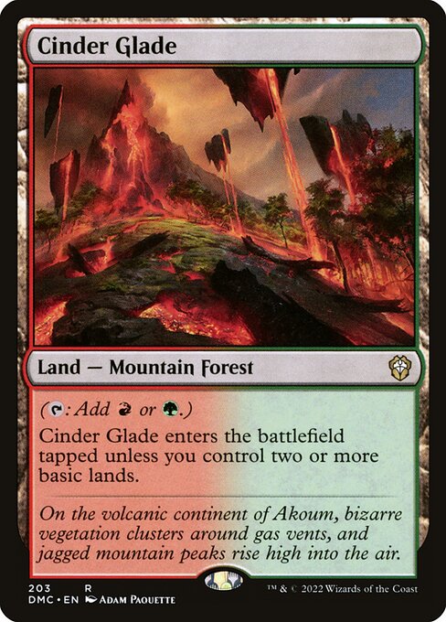 Cinder Glade - Commander: Dominaria United