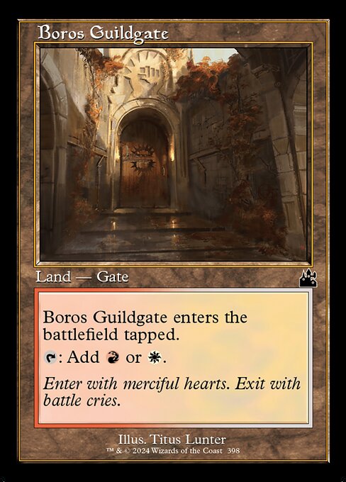 Boros Guildgate (Retro Frame) - Ravnica Remastered