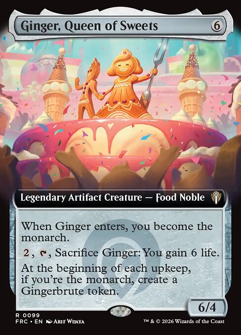 Ginger, Queen of Sweets (Extended Art) - Commander: Reality Fracture