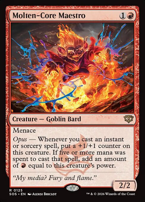 Molten-Core Maestro (Foil) - Secrets of Strixhaven