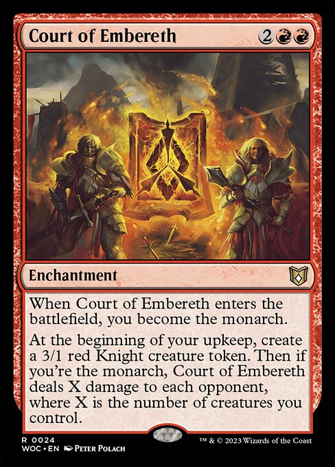 Court of Embereth (Foil) - Commander: Wilds of Eldraine